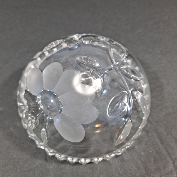 Princess House Jewelry Princess House Crystal Ring Holder Trinket Dish Heritage Romance